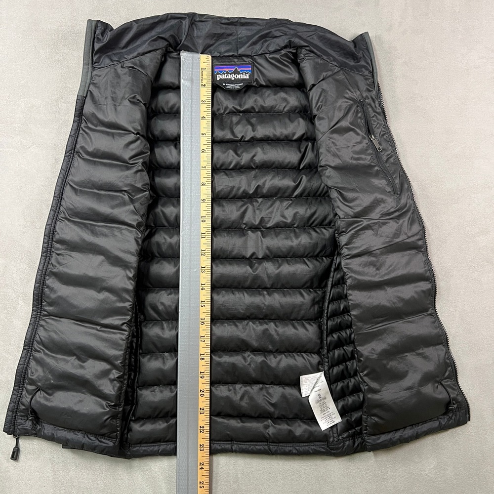 Patagonia Down Sweater Vest Womens M Black Full Zip Insulated Puffer Outdoor - Picture 5 of 10